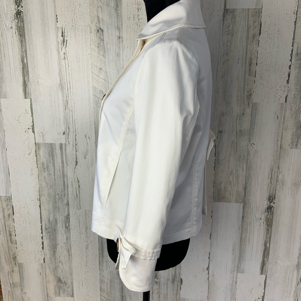 Pendleton White Cotton Lined Jacket Size M - image 2